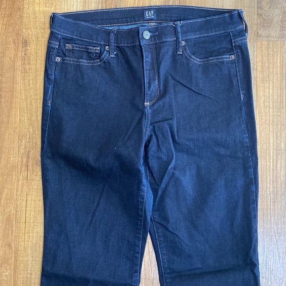 Gap dark wash perfect boot jeans size 32L - Picture 4 of 8